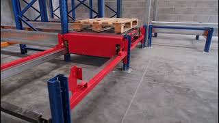 Revolutionizing Warehouse Efficiency: Introducing Robomat's Radioshuttle Pallet Load Carrier!