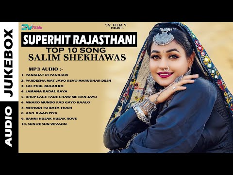 New Rajasthani Superhit Songs 2025 || Superhit Rajasthani Top 10 Salim Shekhawas || MP3 Audio Songs