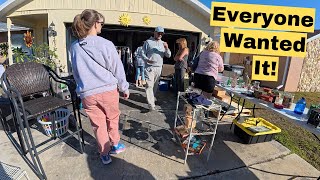 This Garage Sale Had A BIDDING WAR!