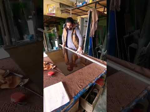 shisha cutting | glass cutting #viral #construction #aluminium #glass #cutting #shisha