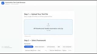 Test Automation Code Reviewer