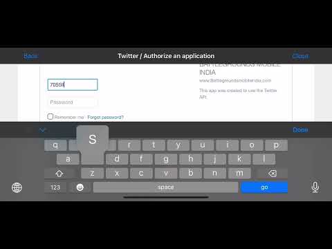 Bgmi iOS twitter login problem  #bgmi  #login #twitter