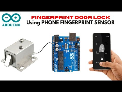 make your own Fingerprint door Lock system using Arduino etc !
