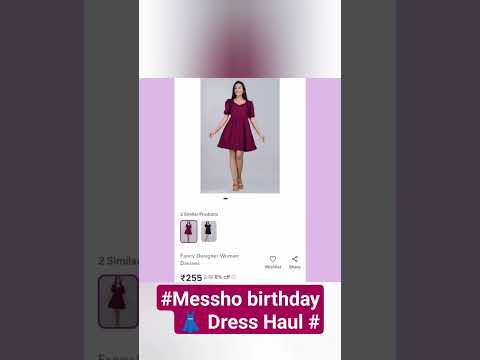 #meesho #Birthday #Dress Haul Under 300#fashion ......