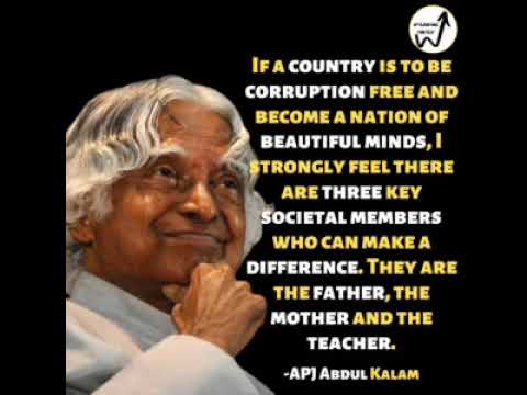 A P J Abdul Kalam motivational quotes.