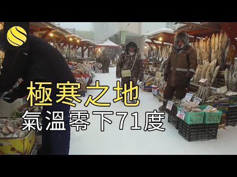 極寒之地，世界上最冷的城市雅庫特，菜市場都是冰凍魚，居民如何生存下去的？