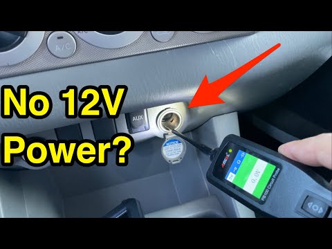 How to fix 12-volt charging port in your car.