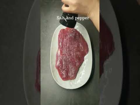Grilled Flank steak for beef salad #shorts #cookingshorts
