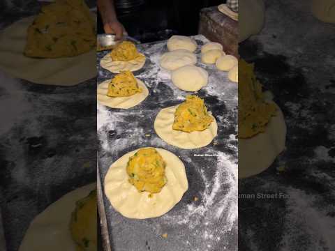 Your favourite Aloo Paratha Making | Aloo Paratha #streetfood #indianfood #shorts #humanstreetfood