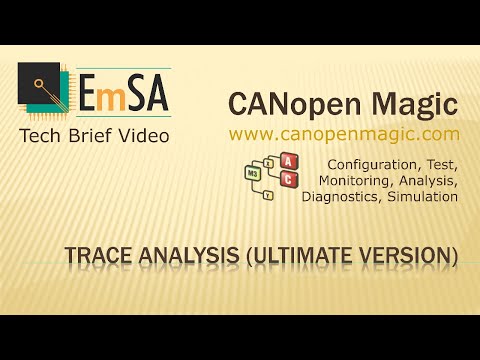 CANopen Magic - Trace Analysis