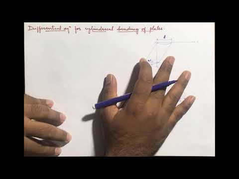 ToP1.1 - Introduction, Differential equation for cylindrical bending of plates