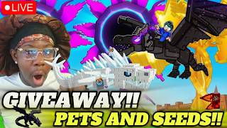 🔴 LIVE GROW A GARDEN 2 GIVEAWAY PETS, DRAGON BREATH SEEDS AND SHECKLES | Gag 2 Live Giveaway