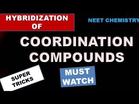 Trick for hybridization of coordination compounds🔥🔥|How to write hybridization#neet #neetchemistry