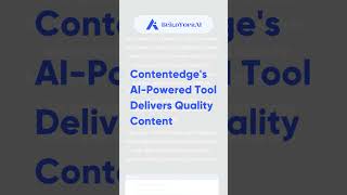 Contentage | Your Advanced AI Content Generation & SEO Copywriting Solution