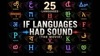 If languages had sound (The movie) | 25 languages special🎶
