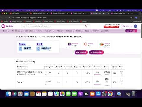 689 out of 9329 and 93% acc.  reasoning mock 2024 #ibpspo2024 #ibpsporeasoning #reasoning