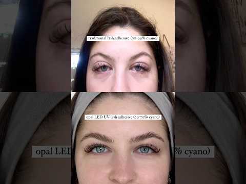 reminder: not all LED UV adhesives are made with lower cyano! CHECK THE SDS SHEET 🫶🏼 #uvlashes