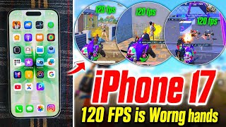 120 FPS IN WRONG HANDS | IPHONE 17 | BGMI GAMEPLAY 🔱