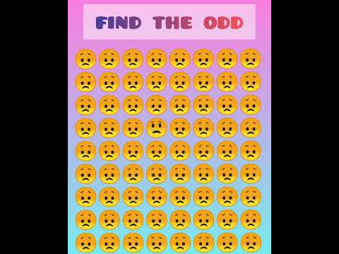 find the odd emoji 😞 in 5 seconds🔥#findtheodd#challenge#shorts