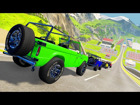 HT Gameplay # 15 | Epic High Speed Cars Jumps & Monster Mixer Trucks vs Speed Bumps & Deep Water