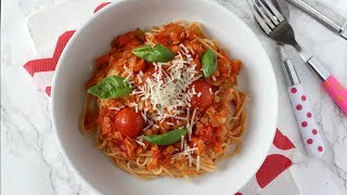 Red Lentil Bolognese | Easy Vegetarian Meal