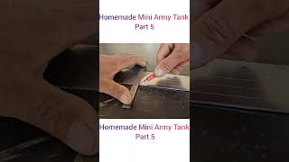Homemade Mini Army Tank Part 5 #CreativeBuild#Handmade#MechanicLife#WorkshopVibes#DesiJugaad