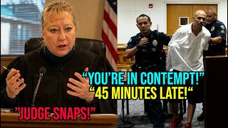 Sovereign Citizen Shows Up 45 Minutes Late — Judge Finally SNAPS!