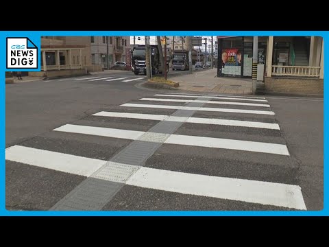 横断歩道の白線の間隔45→90㎝に？ 塗り直しのコスト削減も… 視覚障害者からは「認識しづらくなる」