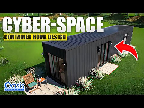 Cyber-Space Container Home Design – Modern, Minimalist, Engineered for Living