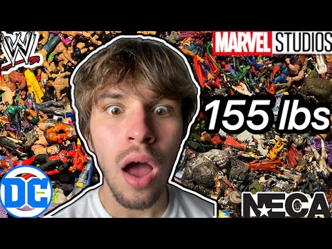 How Many Action Figures Did We Find? (155 lbs Worth)