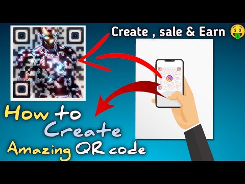 How to create and Earn 🤑 Amazing QR code || customised QR code || #tech #qrcode