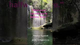 Believe you can and you're halfway there. #dreamandbelieve #dreambigthinkbig #dreaminspireachieve