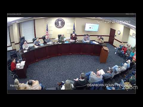 Dearborn County's Zoom Meeting