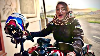 Indian Biker Girl steals my Motorcycle!