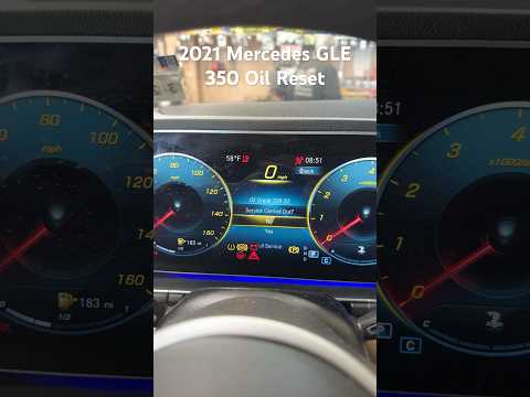 2021 Mercedes GLE 350 Oil Reset #automobile #cartok #mercedes #reset #oilreset #gle350