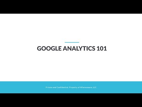 Webinar: Google Analytics 101