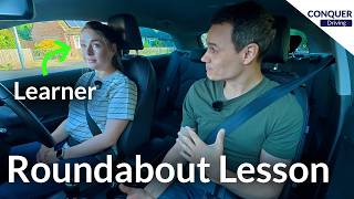 Roundabout & Traffic Light Driving Lesson - Eleanor