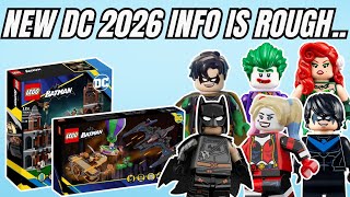 DISAPPOINTING!.. NEW 2026 LEGO DC Set Info is here.. (Joker & Batman AGAIN!)