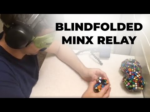 Kilominx - Gigaminx Relay Blindfolded