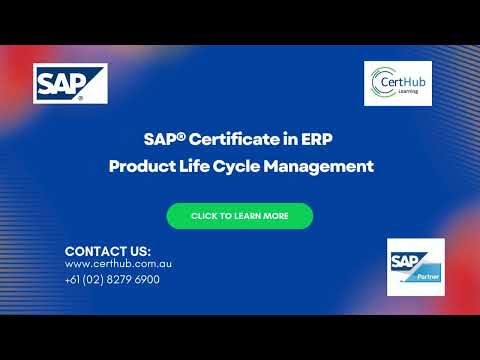 SAP ERP Product Life Cycle Management Certificate - CertHub