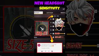 All Gun Headshot Sensitivity Setting After New OB48 Update | Free Fire Max Auto Headshot Sensitivity