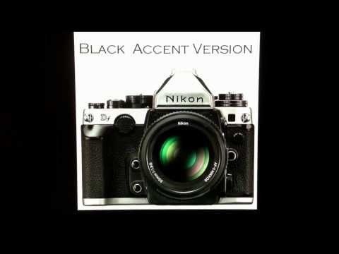 Nikon Df  MY retro BLACK  Accent  Version X Original Silver Edition