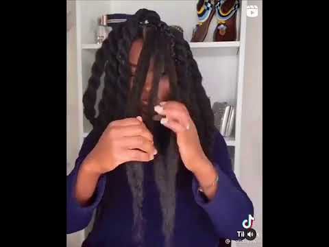 🦋Jumbo Twist Tutorial ✨.                #protectivestyles#naturalhair 🤎