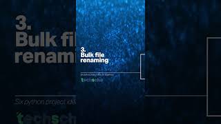 Six python project ideas for beginners | Techsche #shorts