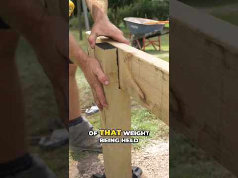 How To Notch 4x4 Posts For Maximum Deck Strength #deckbuilding  #diyprojects  #landscapedesign