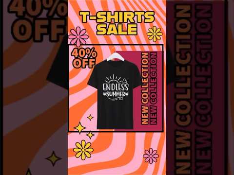 ENDLESS SUMMER T-SHIRT DESIGN | FOR 👕MEN'S  & 👚WOMEN'S #shorts
