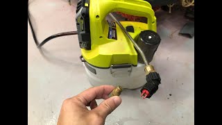 DIY TeeJet Nozzle Mod for Ryobi 18V One Gallon Sprayer P2810 P2830 | Better Spray Performance!