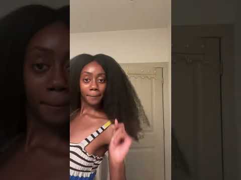 HUGE BLOW OUT ON NATURAL HAIR!!!