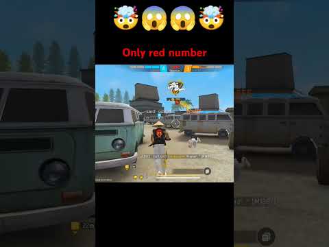 Only red number🤯#Fast#moments ☠️☠️handcam  #gameplay #freefire