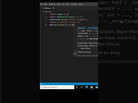 Bar plot using python matplotlib.